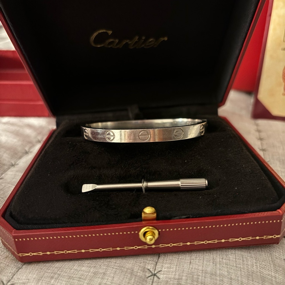 Cartier Silver Love Bracelet